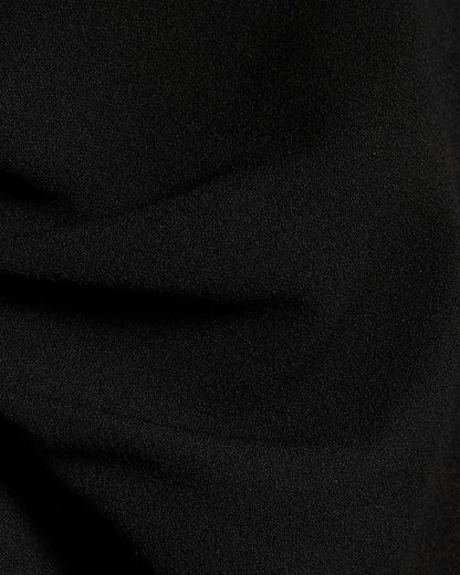Black Short Sleeve Mini Dress
